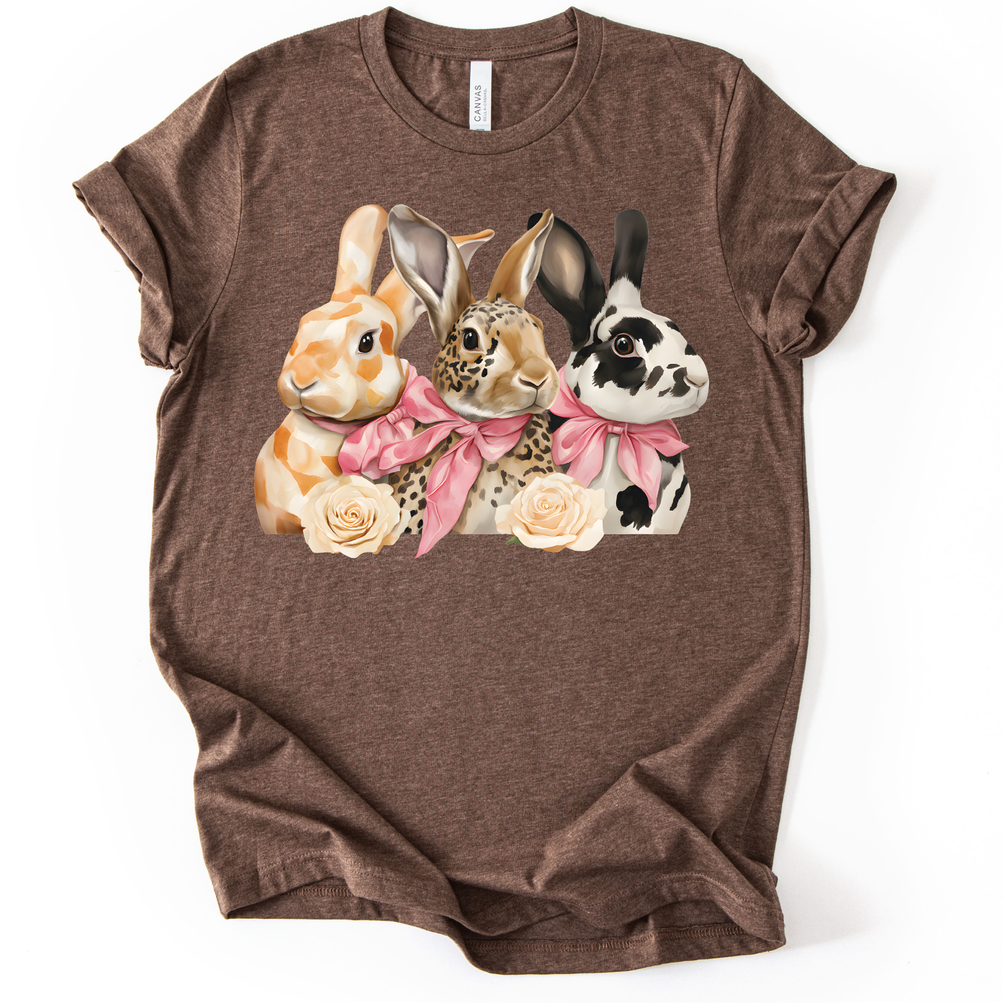 Spring Bunnies Clear Film Screen Print