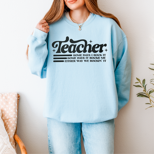 Teacher Rockin' Screen Print
