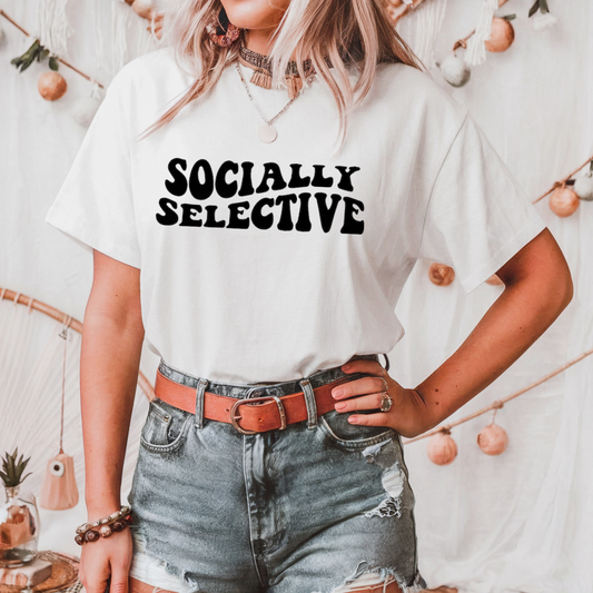 Socially Selective Screen Print