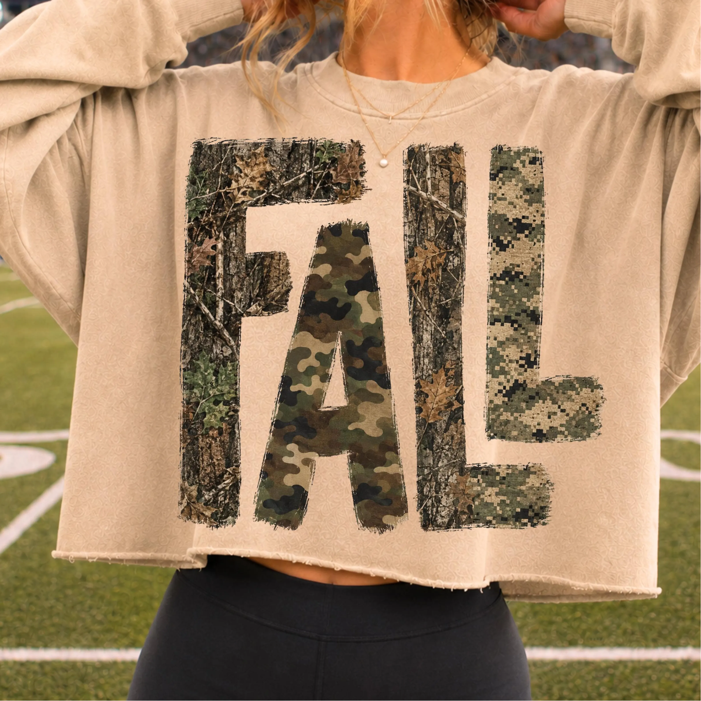 Camo Fall DTF Transfer