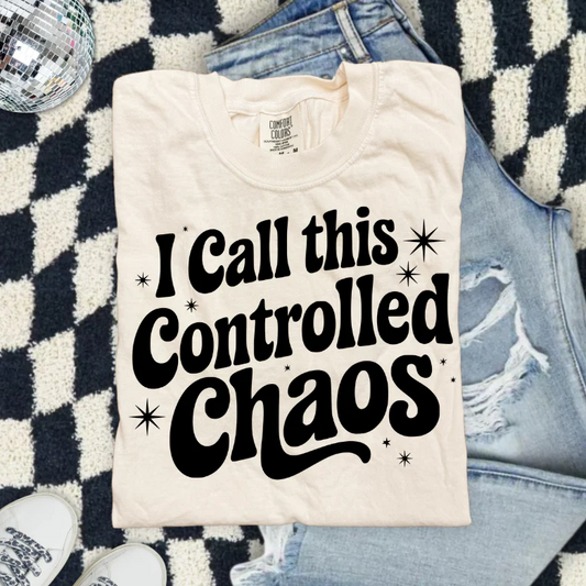 I call this Controlled Chaos Screen Print