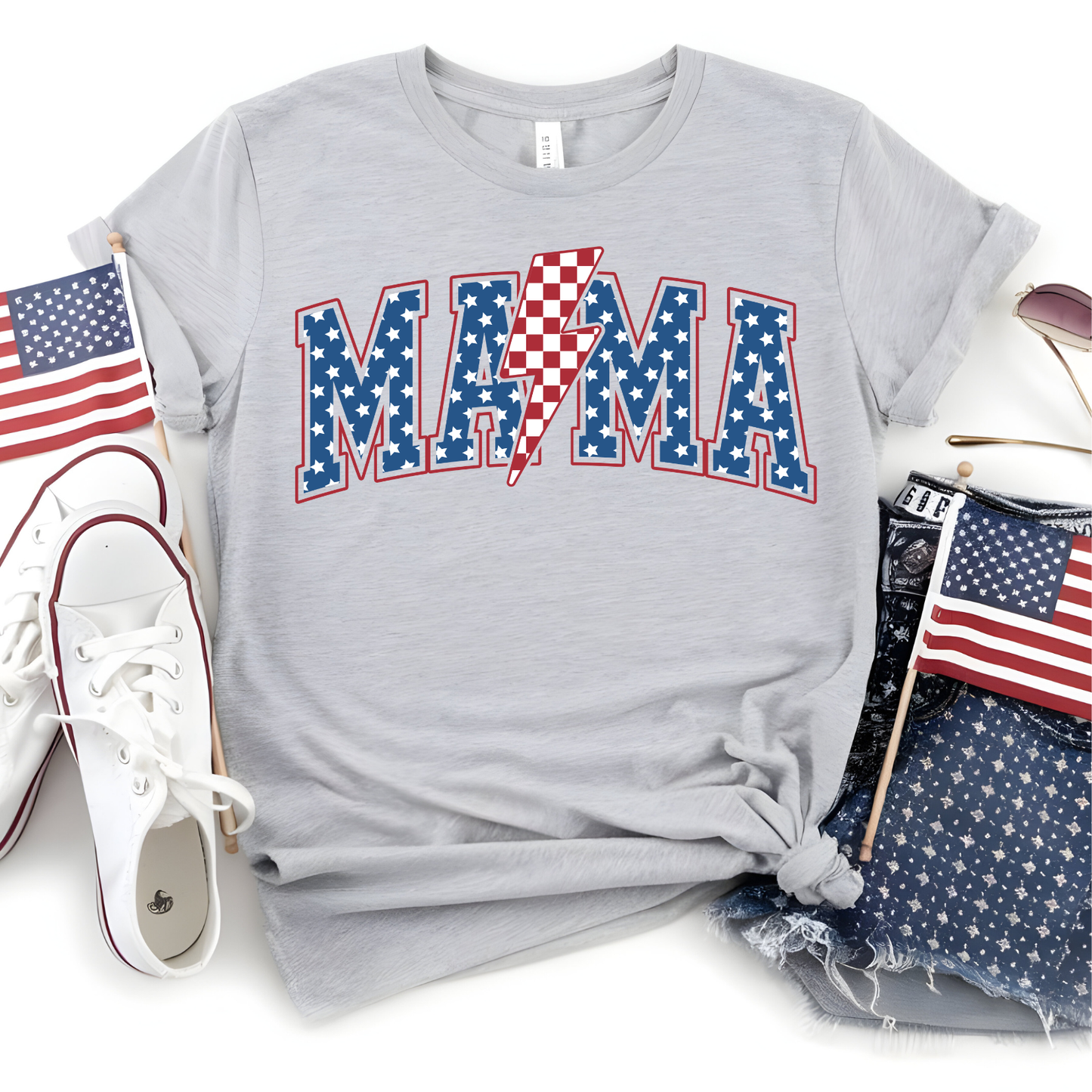 Patriotic Mama DTF Transfer