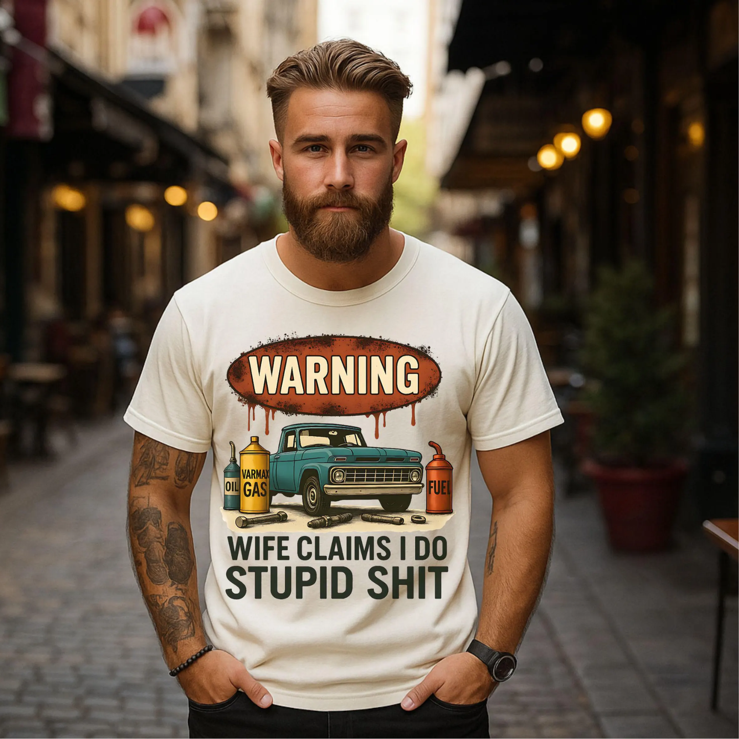 Wife Claims I do Stupid Shit DTF Transfer