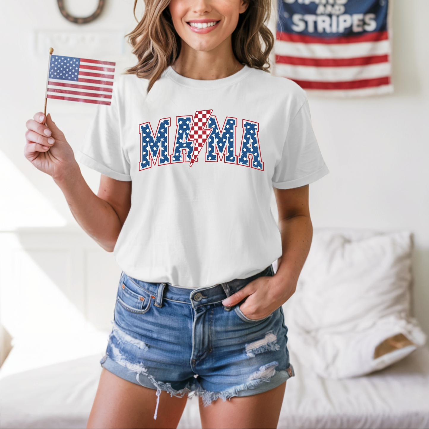 Patriotic Mama DTF Transfer