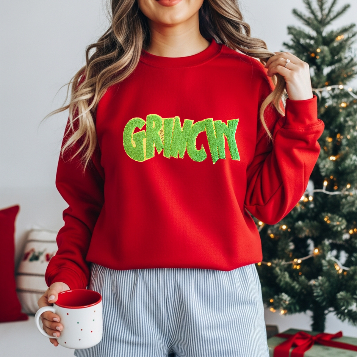 Green G-rinchy Chenille Patch