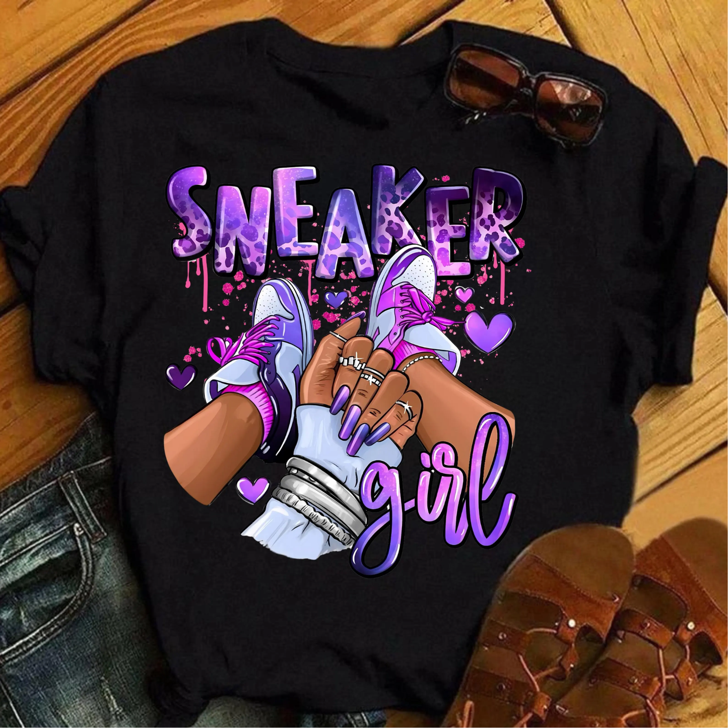 Sneaker Girl DTF Transfer