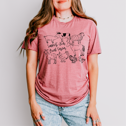 Support Your Local Farmer Screen Print