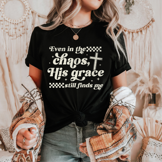 His Grace OATMEAL INK Screen Print