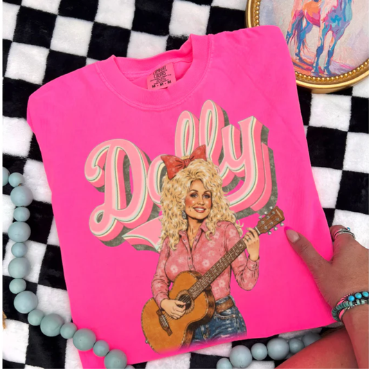 Queen of Country Clear Film Screen Print