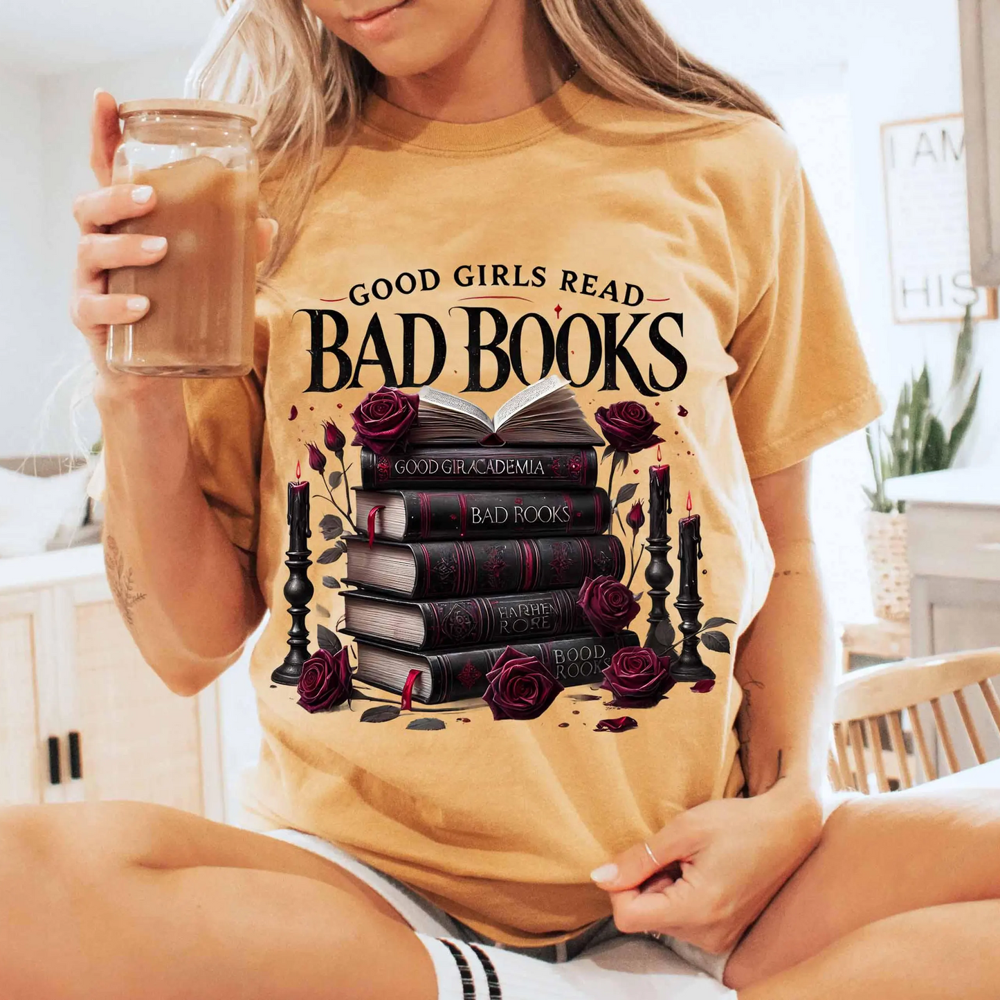 Good Girls Read Bad Books DTF Transfer