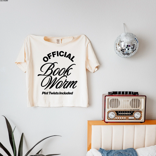 Book Worm Screen Print