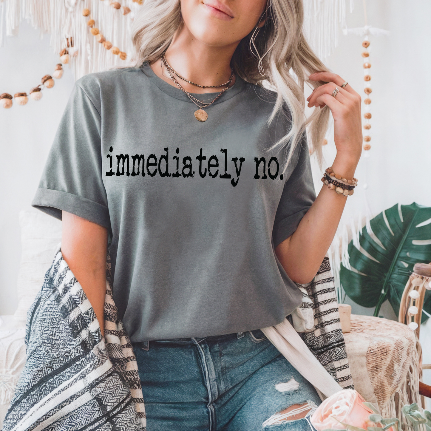 Immediately no Screen Print