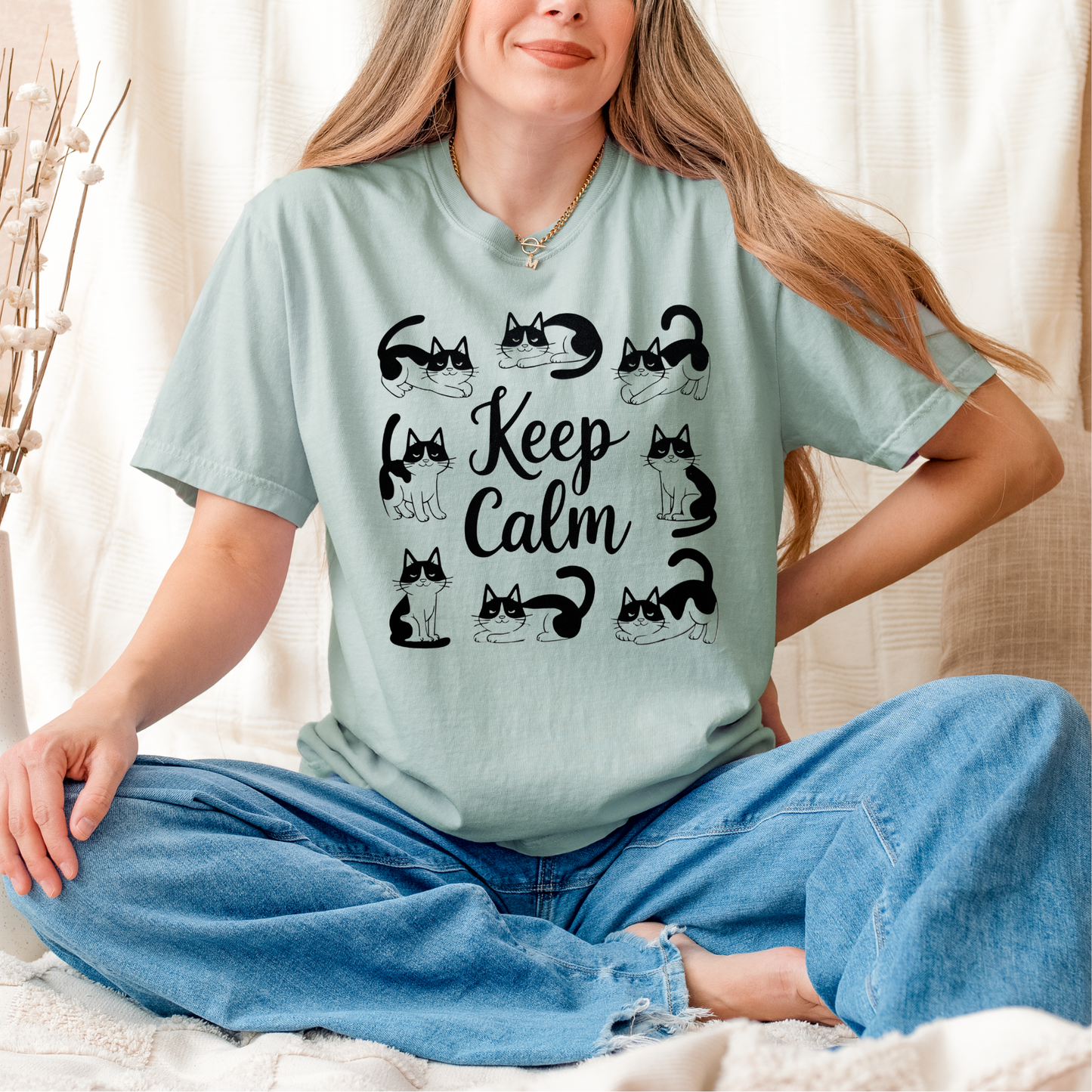 Keep Calm Cats Screen Print