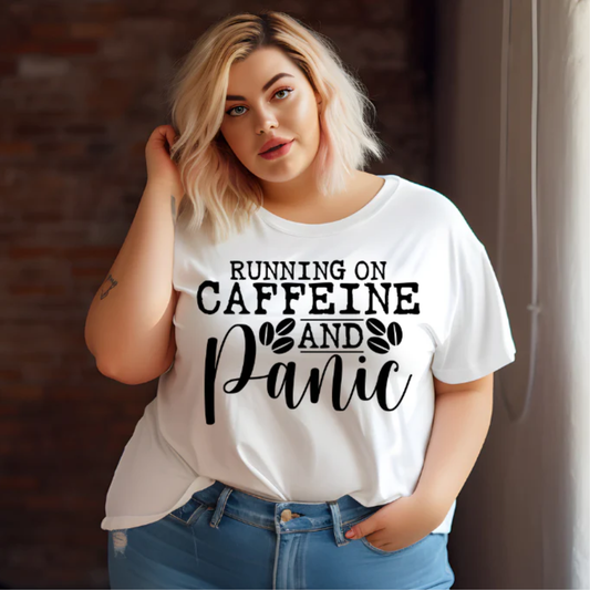 Caffeine & Panic Screen Print