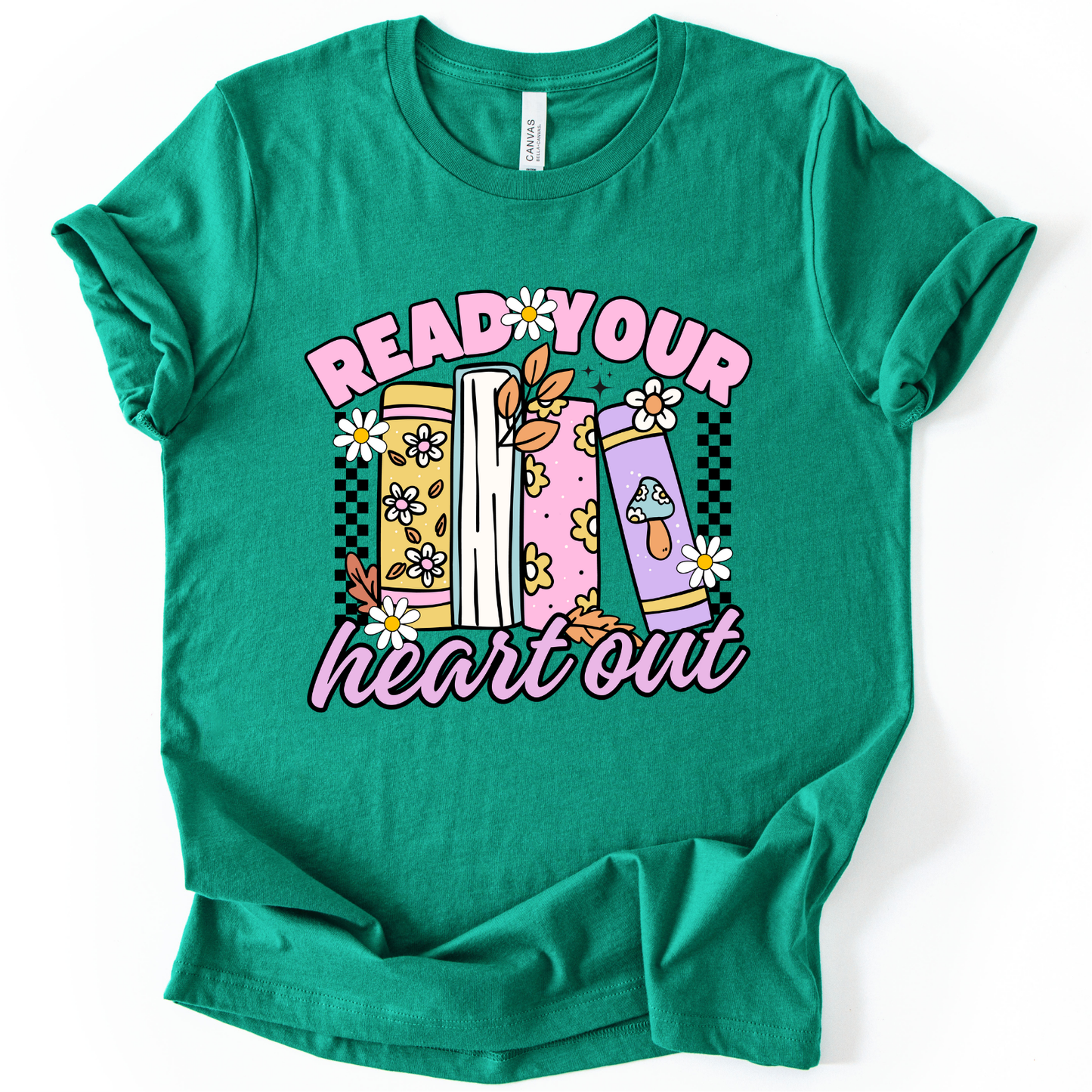 Read Your Heart Out Clear Film Screen Print