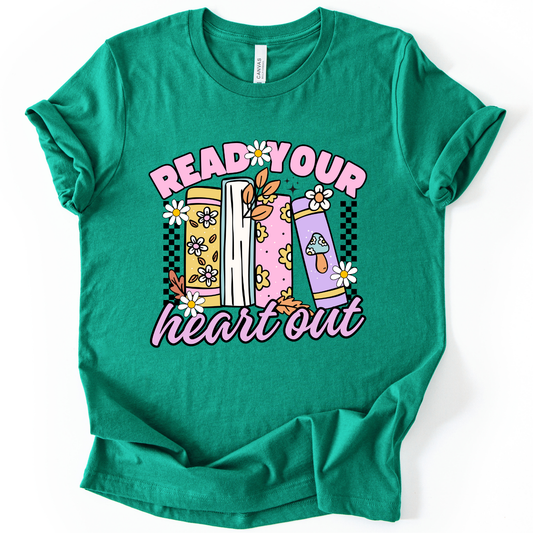 Read Your Heart Out Clear Film Screen Print