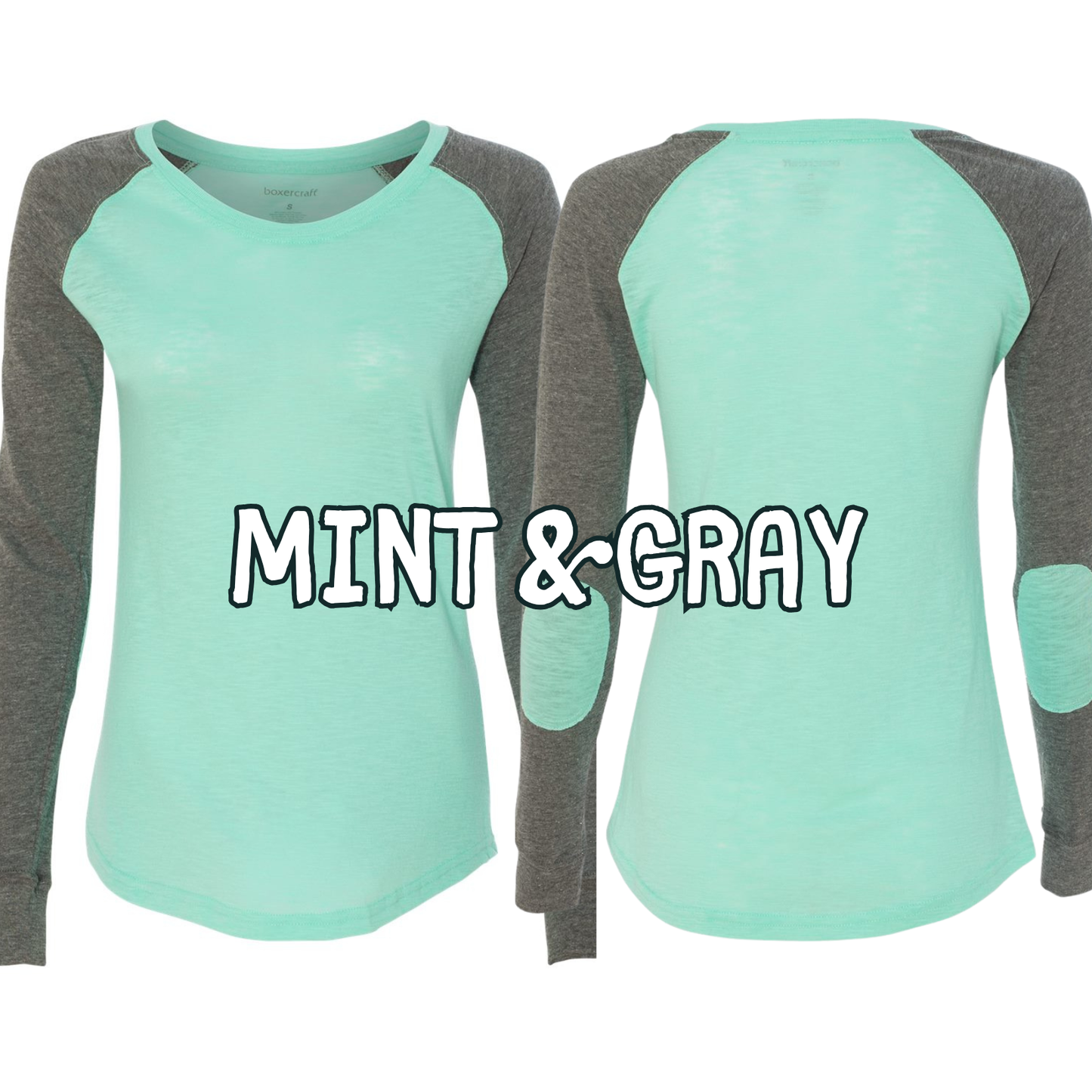 CLEARANCE Boxercraft Elbow Patch Long Sleeve Tee - Pick Your Color