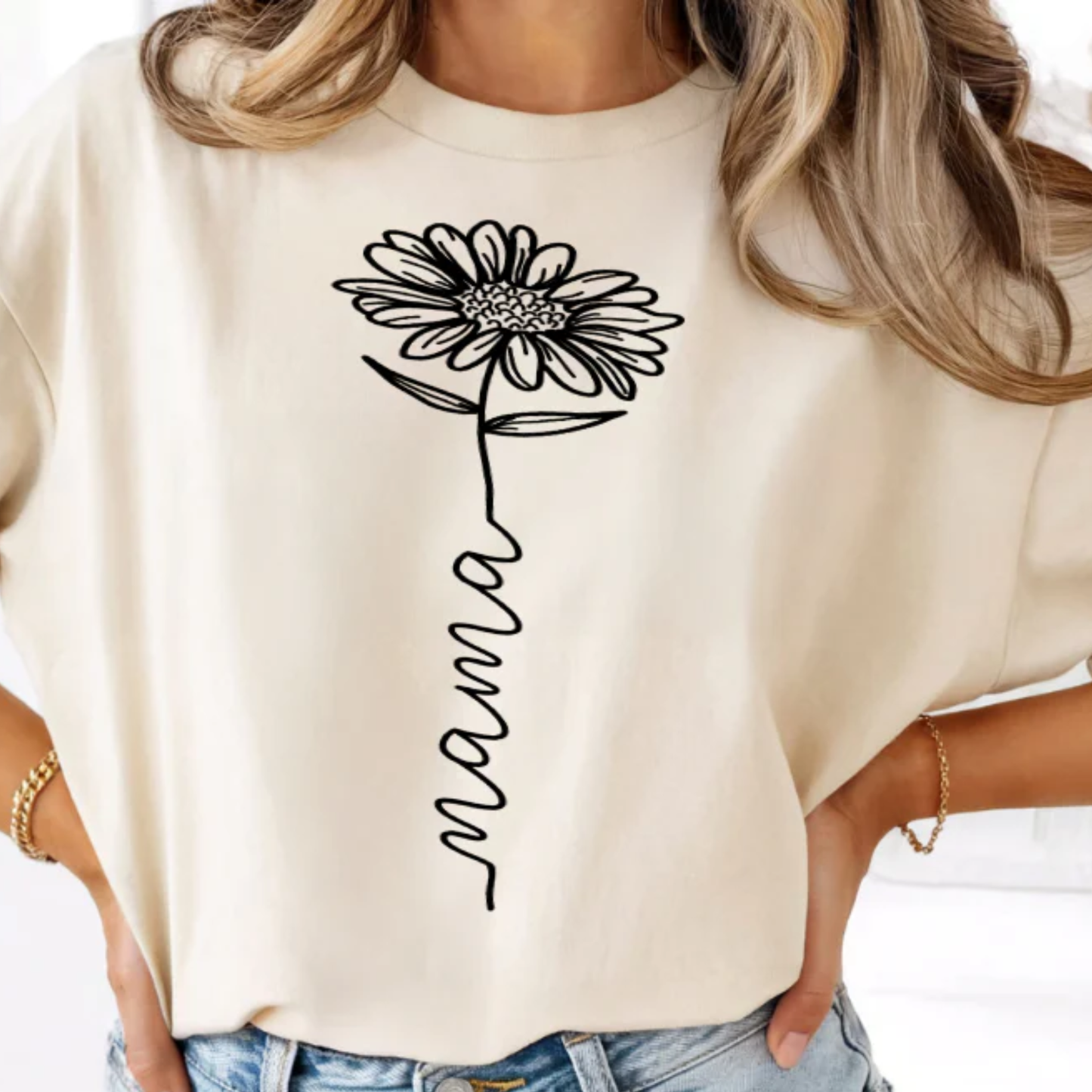 Mama Flower Screen Print