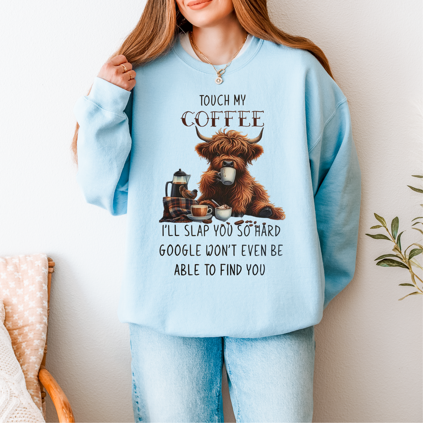 If You Touch My Coffee DTF Transfer