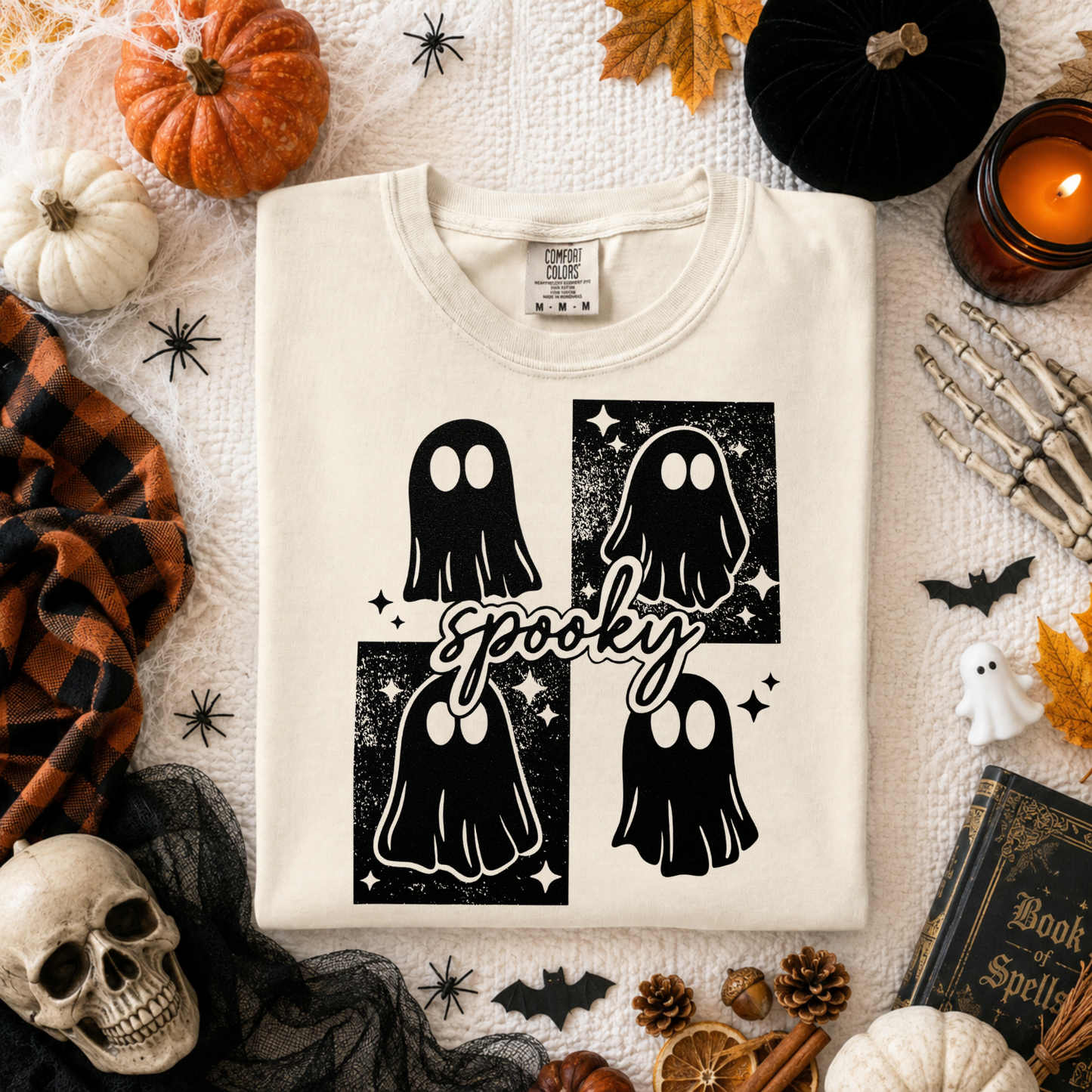 Spooky Squares Screen Print