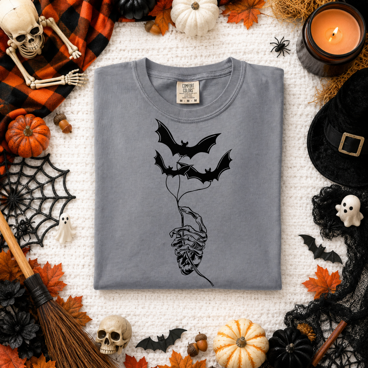 Bat Hands Screen Print