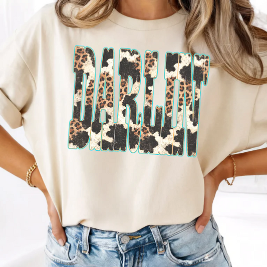 Darlin' Clear Film Screen Print