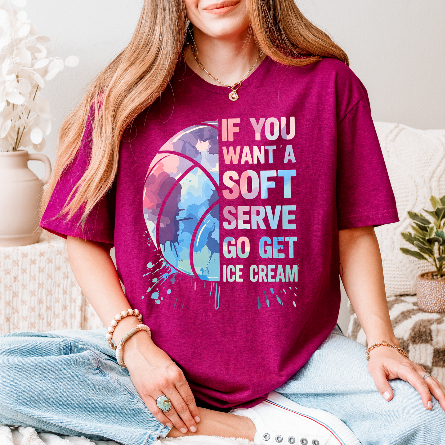 Soft Serve Ice Cream DTF Transfer