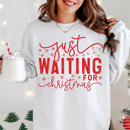 Just Waiting for Christmas Graphic Tee
