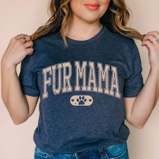 Fur Mama LIGHT BROWN INK Screen Print