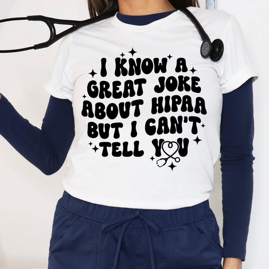 I Know a Great Joke About HIPAA but I Can't Tell You Screen Print