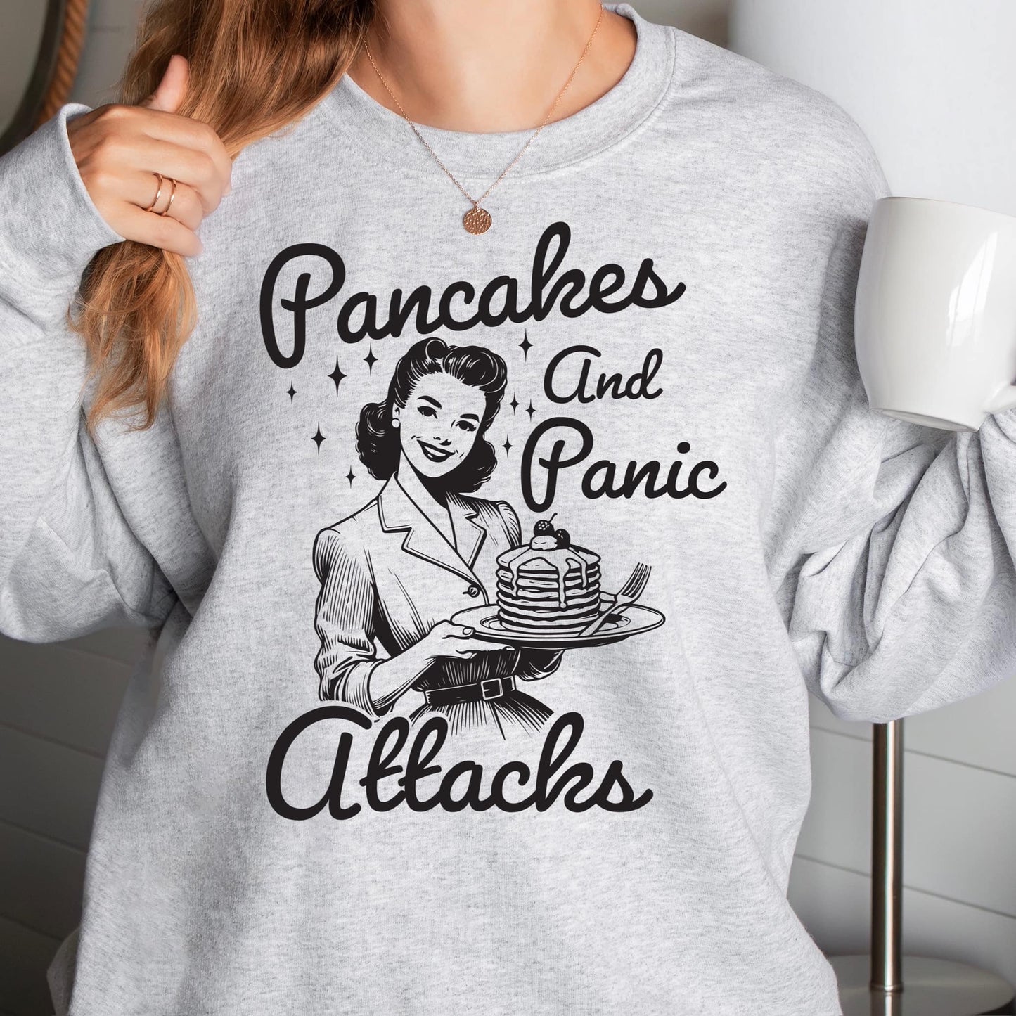 Pancakes & Panic Attacks Screen Print