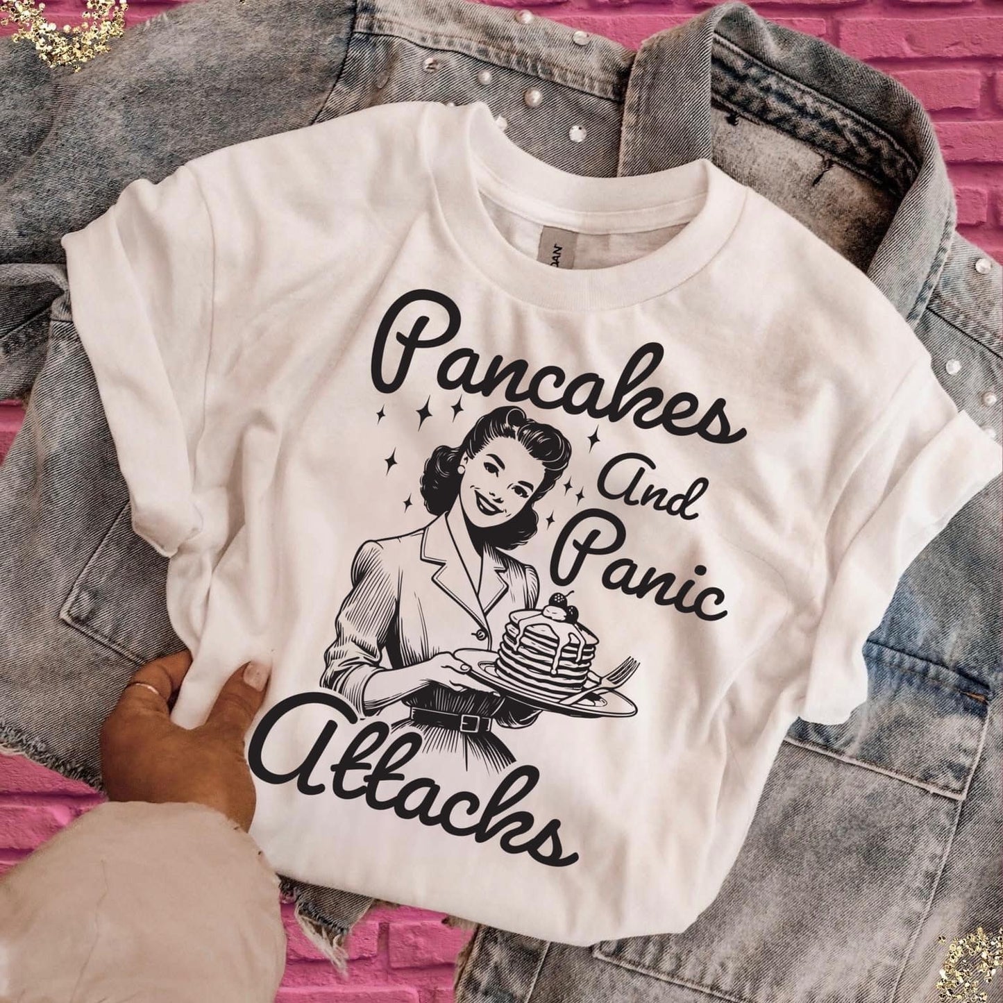 Pancakes & Panic Attacks Screen Print
