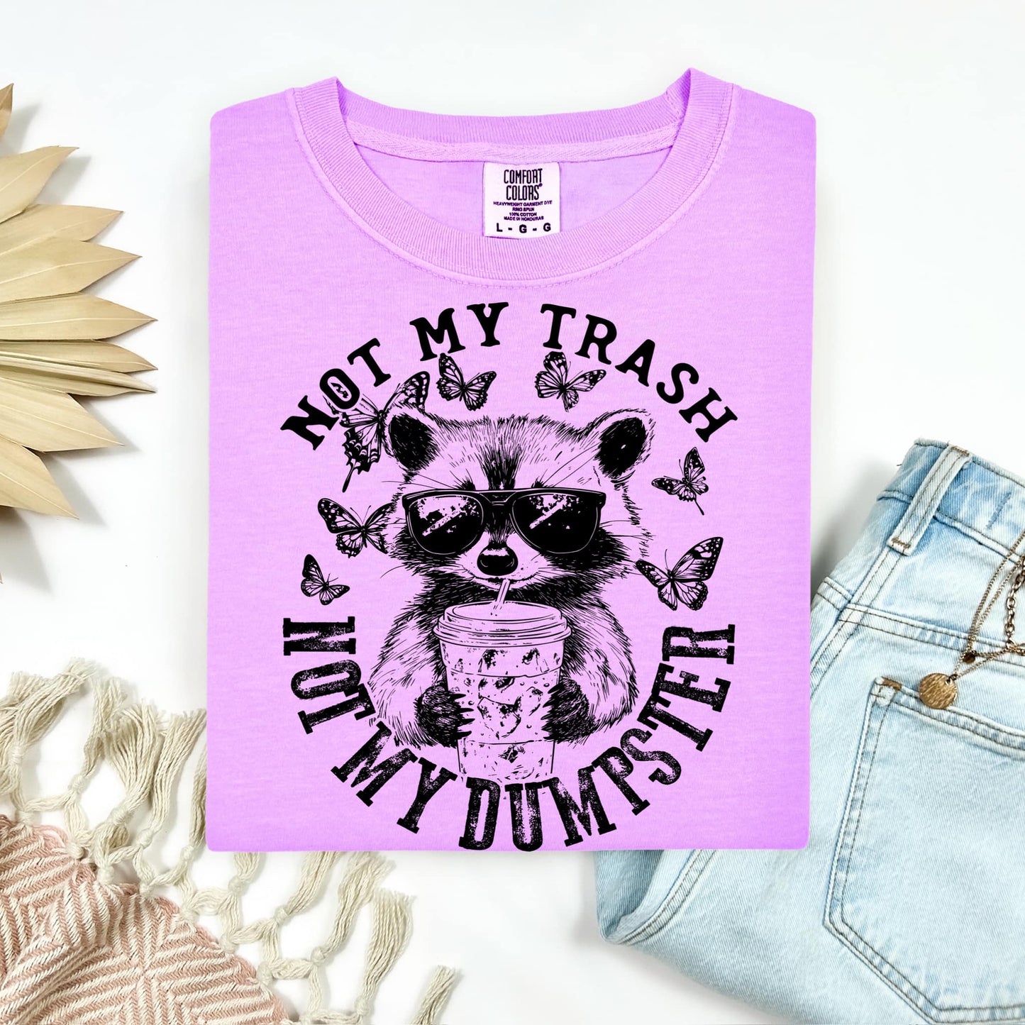 Not my Trash Not my Dumpster Screen Print