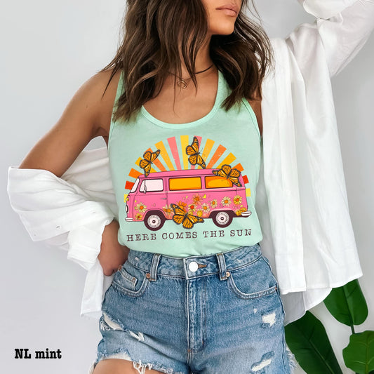 Here Comes the Sun Clear Film Screen Print