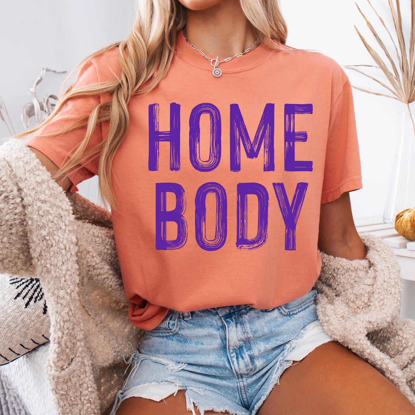 Home Body PURPLE INK Screen Print