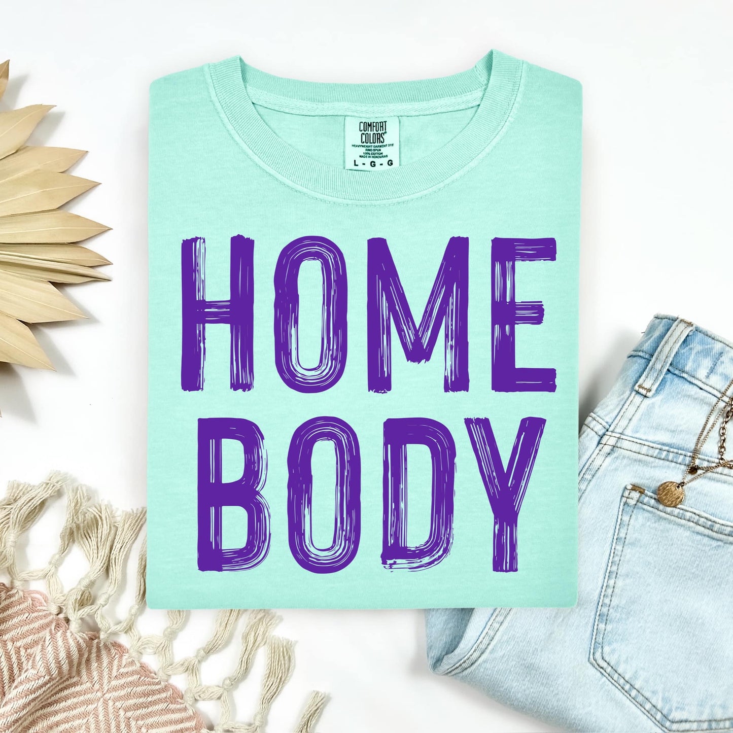 Home Body PURPLE INK Screen Print