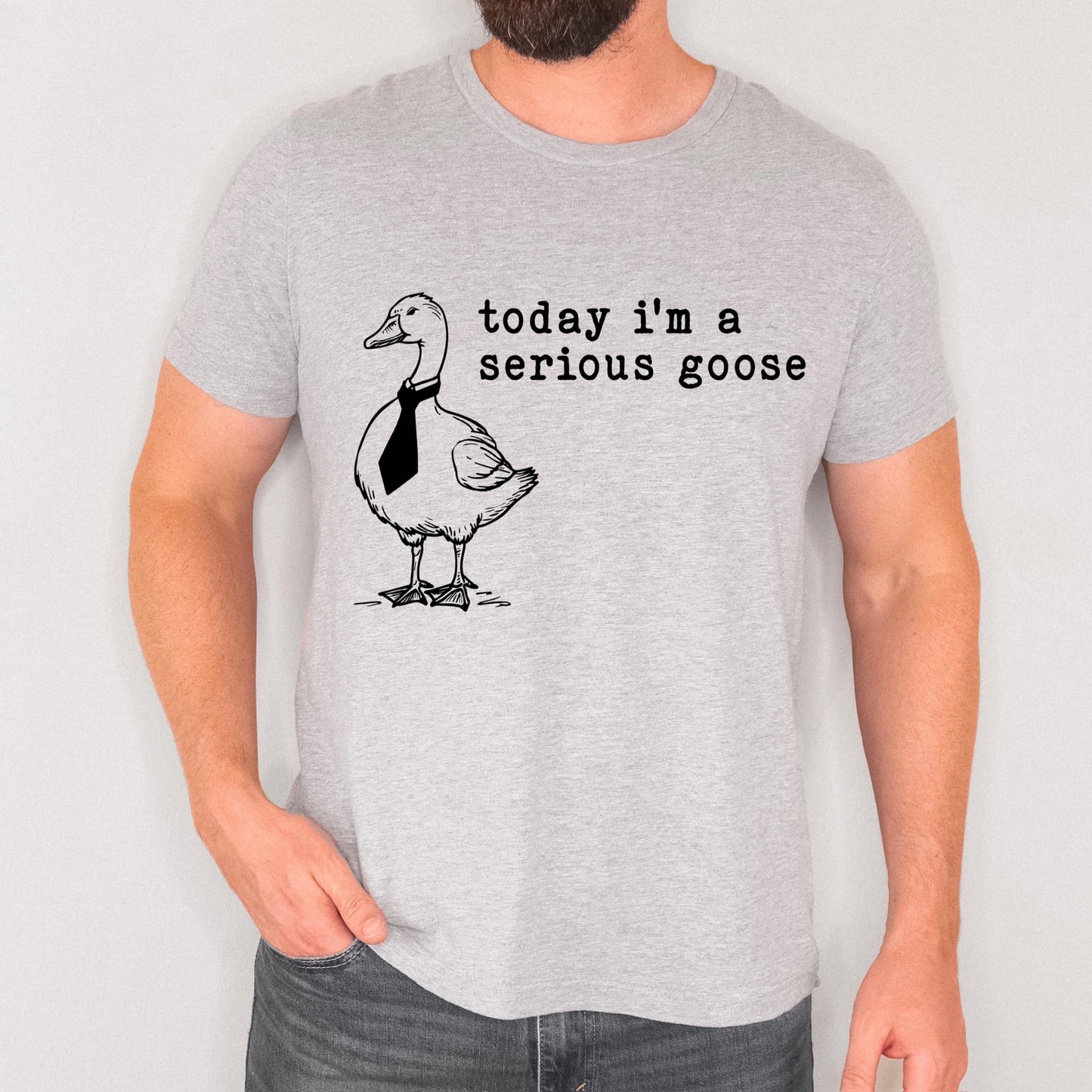 Today I'm a Serious Goose Screen Print