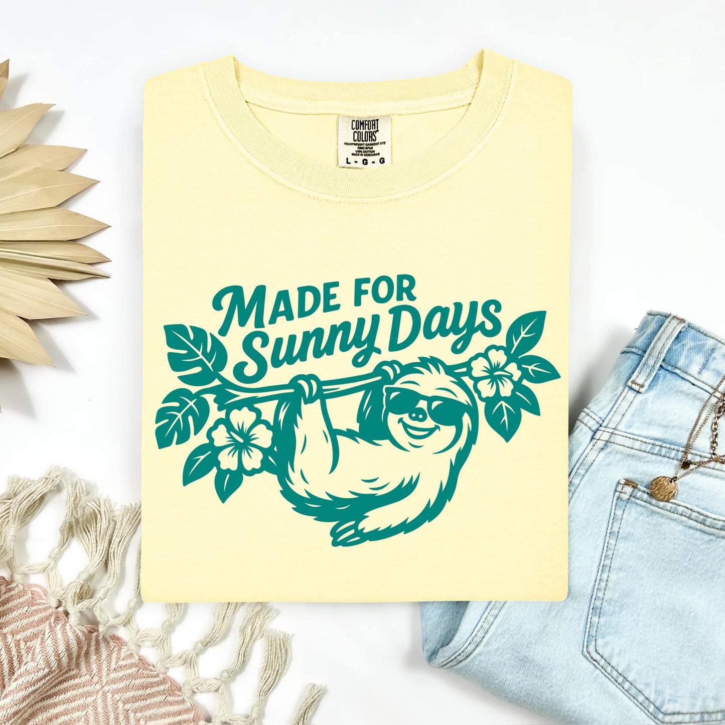 Made for Sunny Days TEAL INK Screen Print