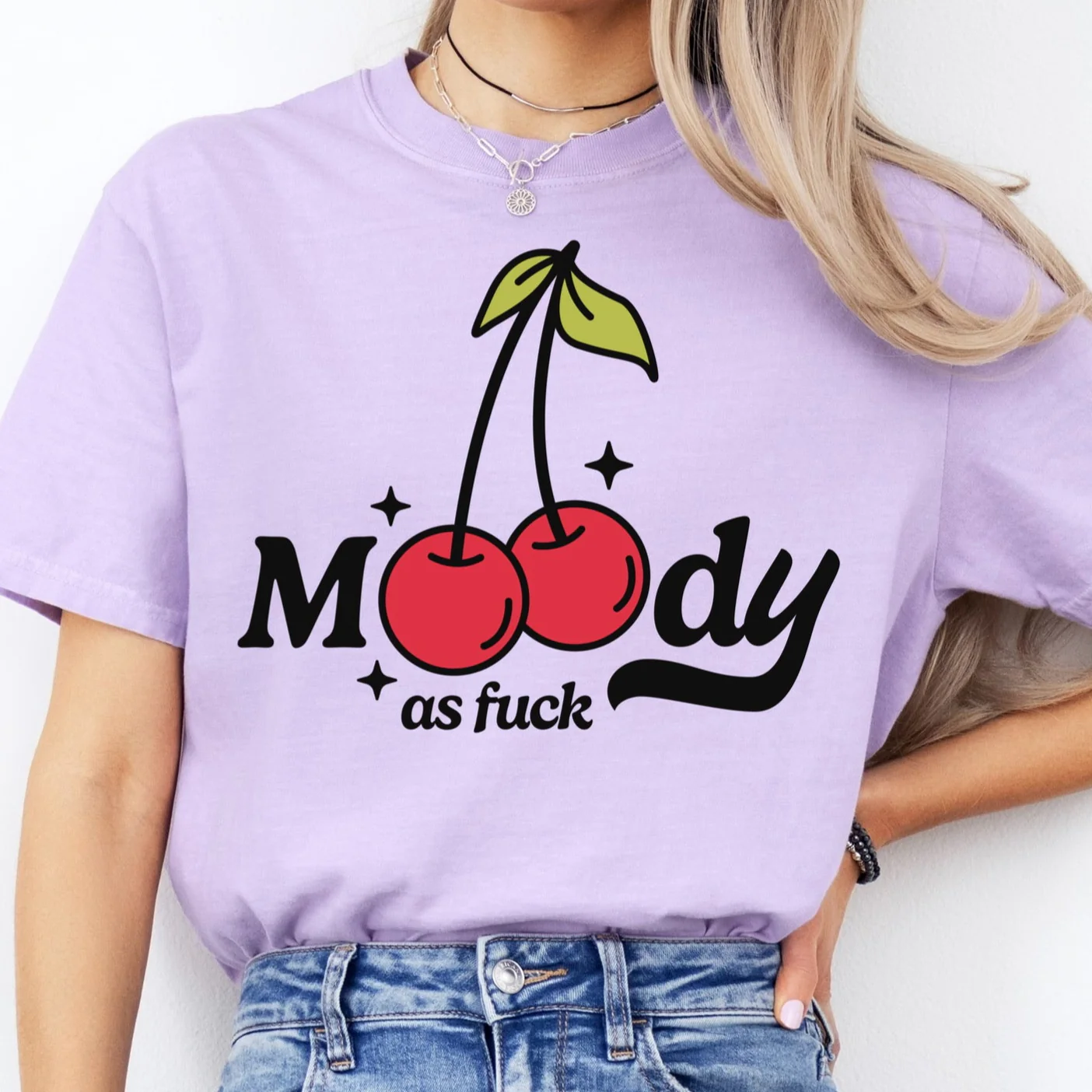 Moody Cherry Graphic Tee