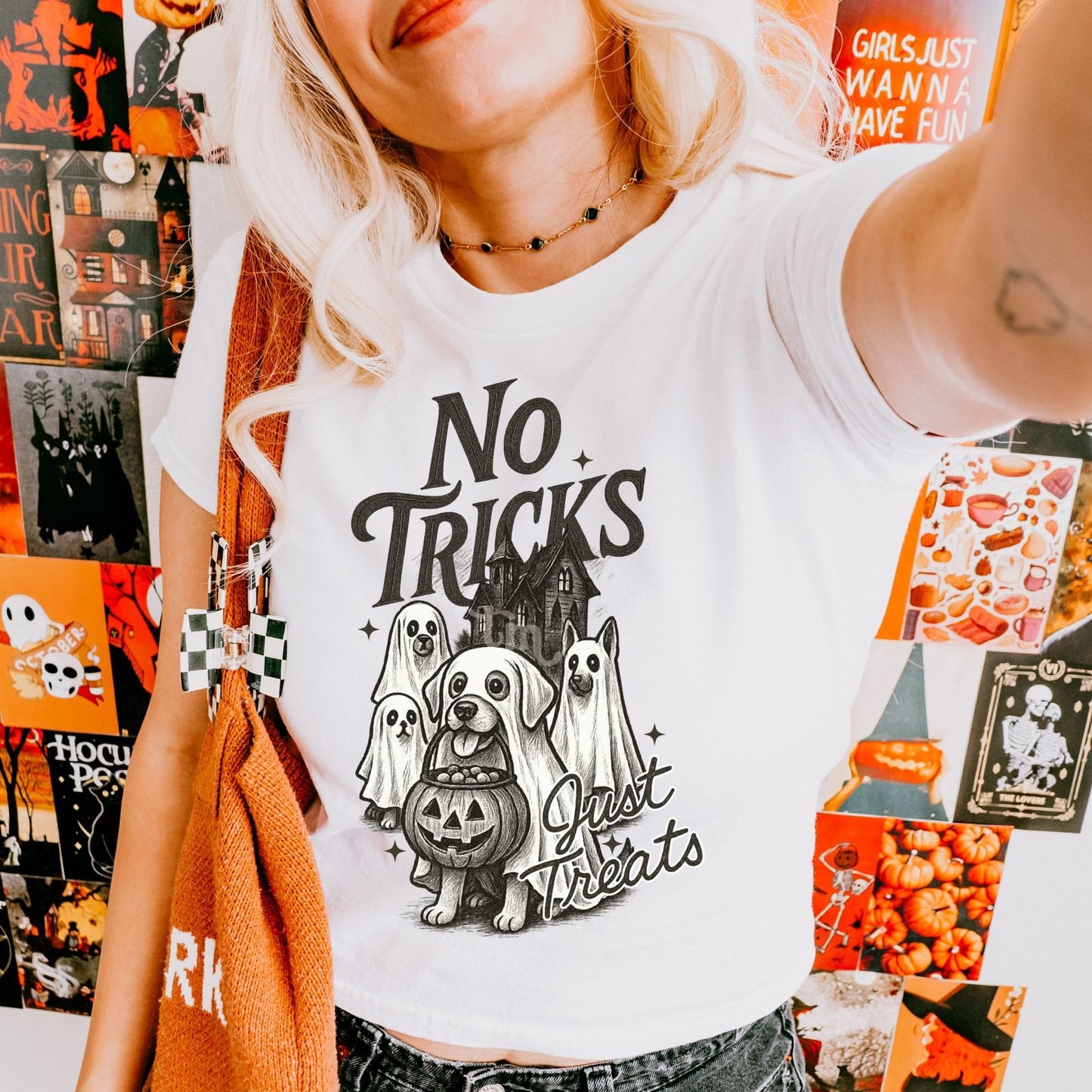 No Tricks Just Treats Graphic Tee