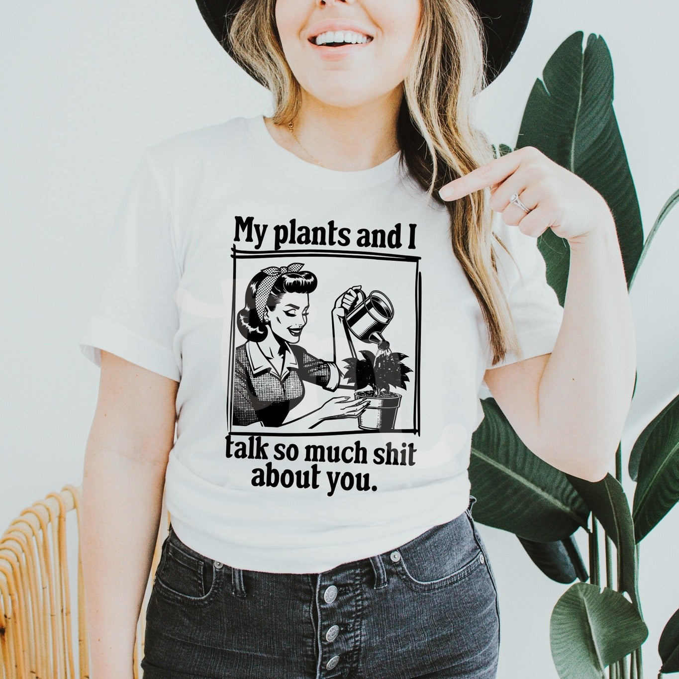 My Plants and I Talk so Much Shit About You Screen Print