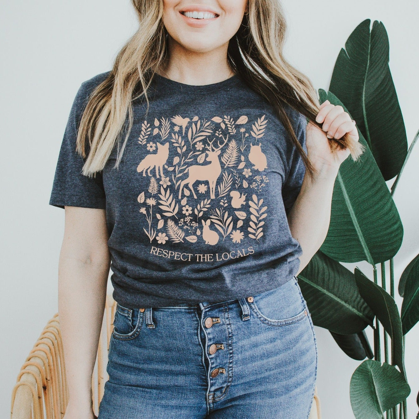 Respect The Locals OATMEAL INK Screen Print