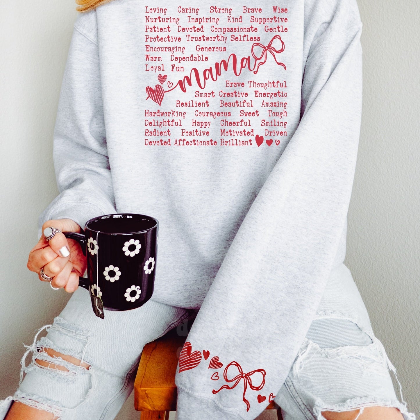 Mama Definition RED INK Screen Print