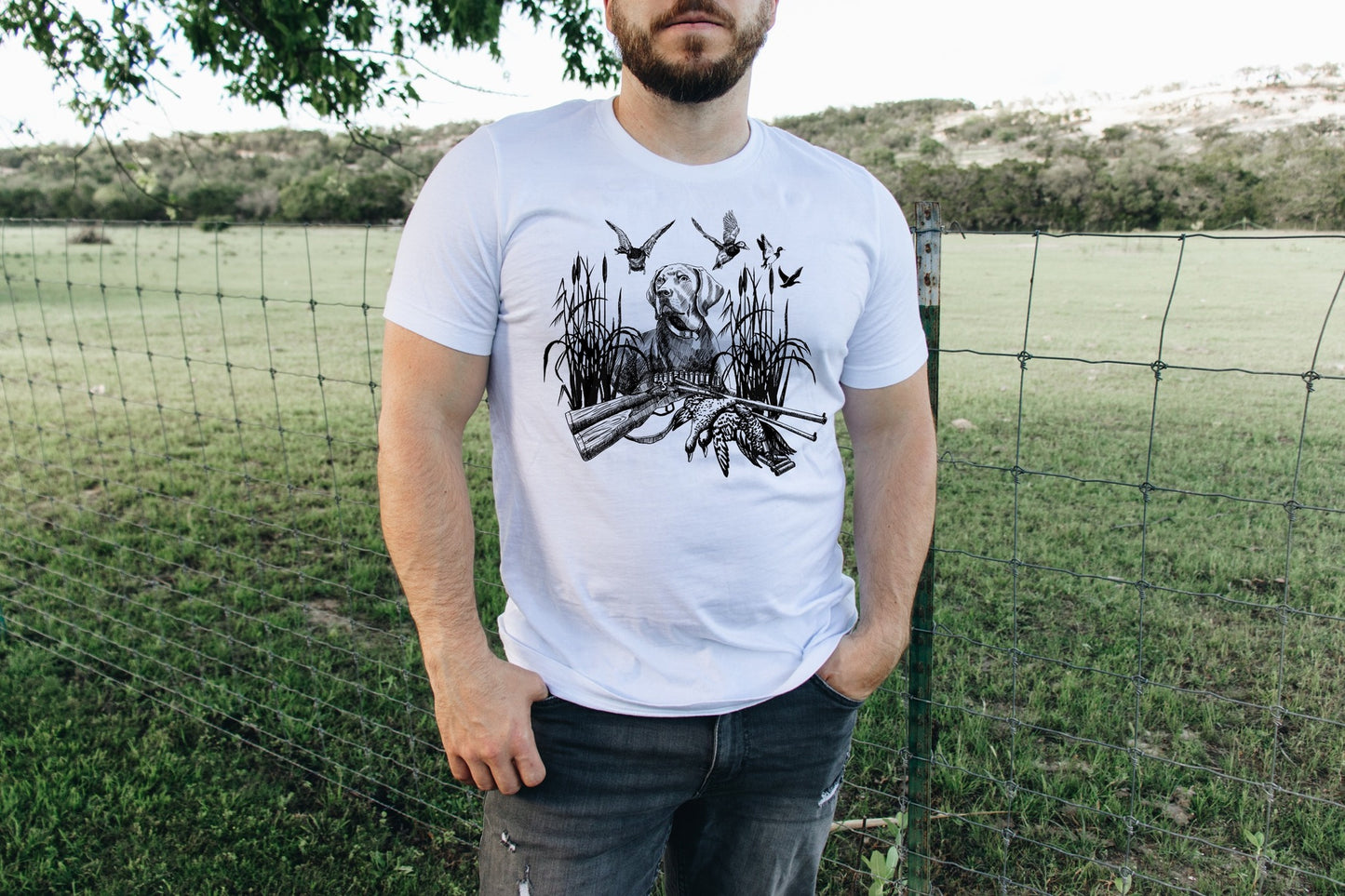 Hunting Dog Screen Print