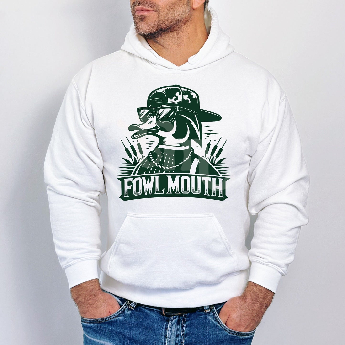 Foul Mouth HUNTER GREEN INK Screen Print