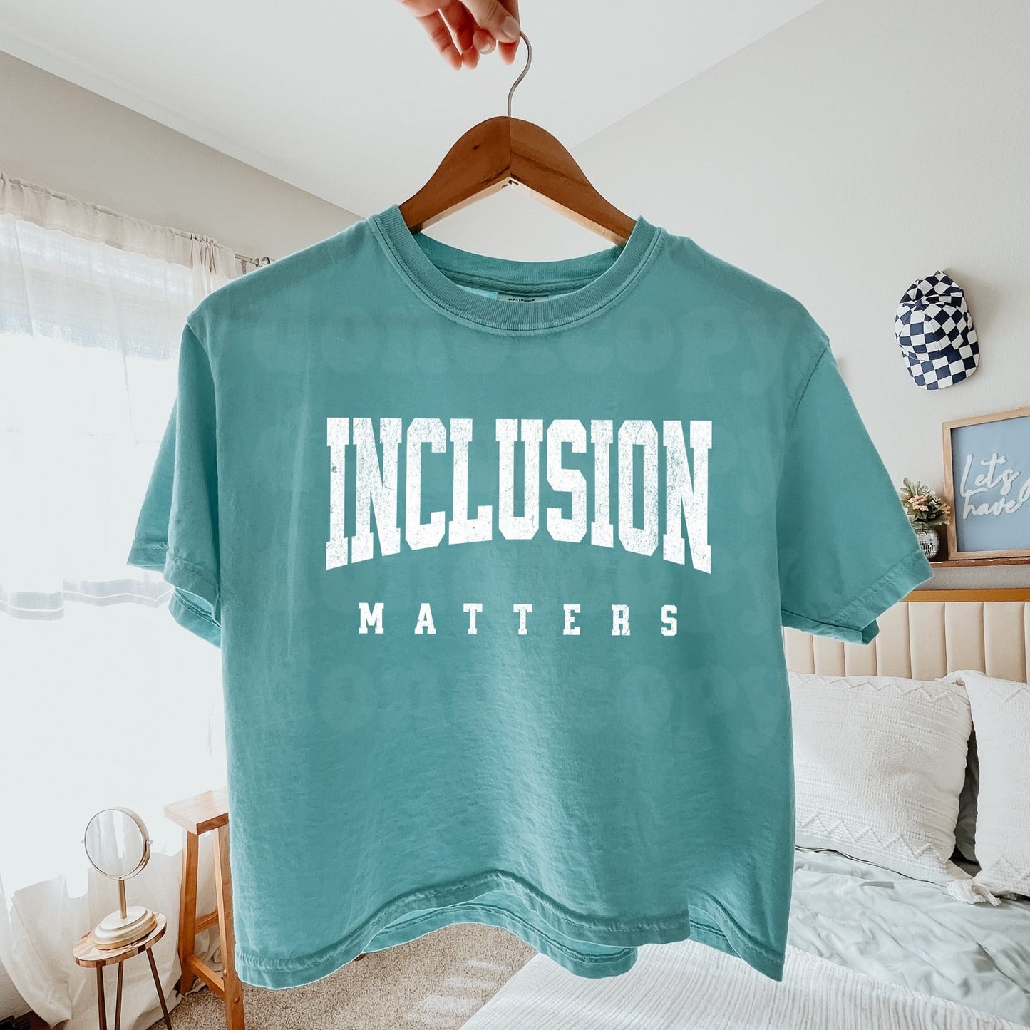 Inclusion Matters WHITE INK Screen Print