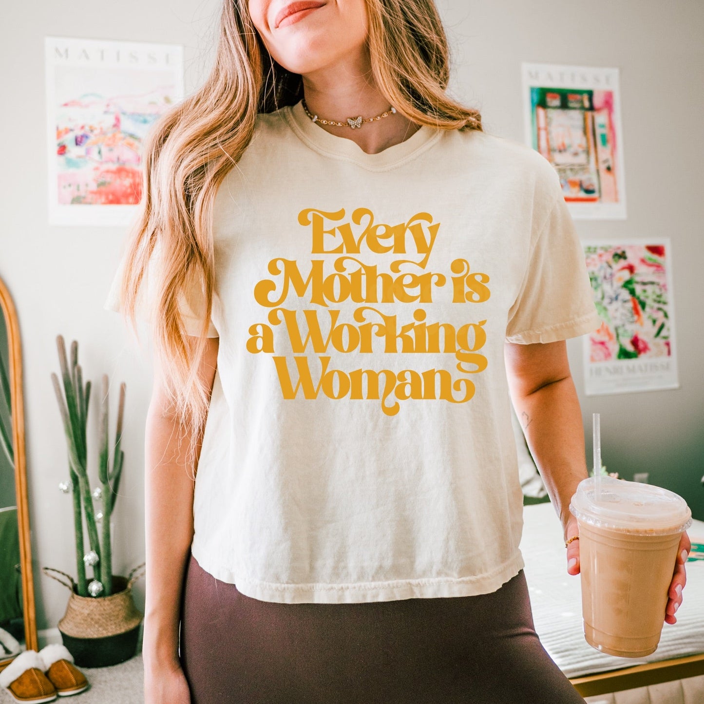 Every Mother is a Working Woman MUSTARD INK Screen Print