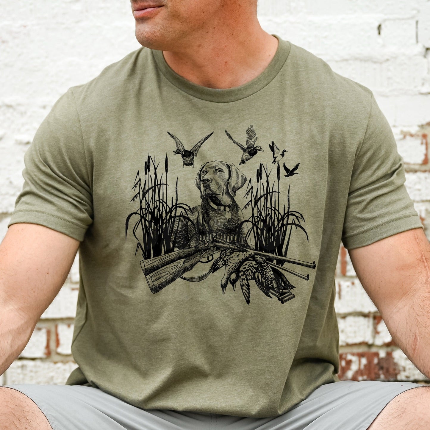 Hunting Dog Screen Print