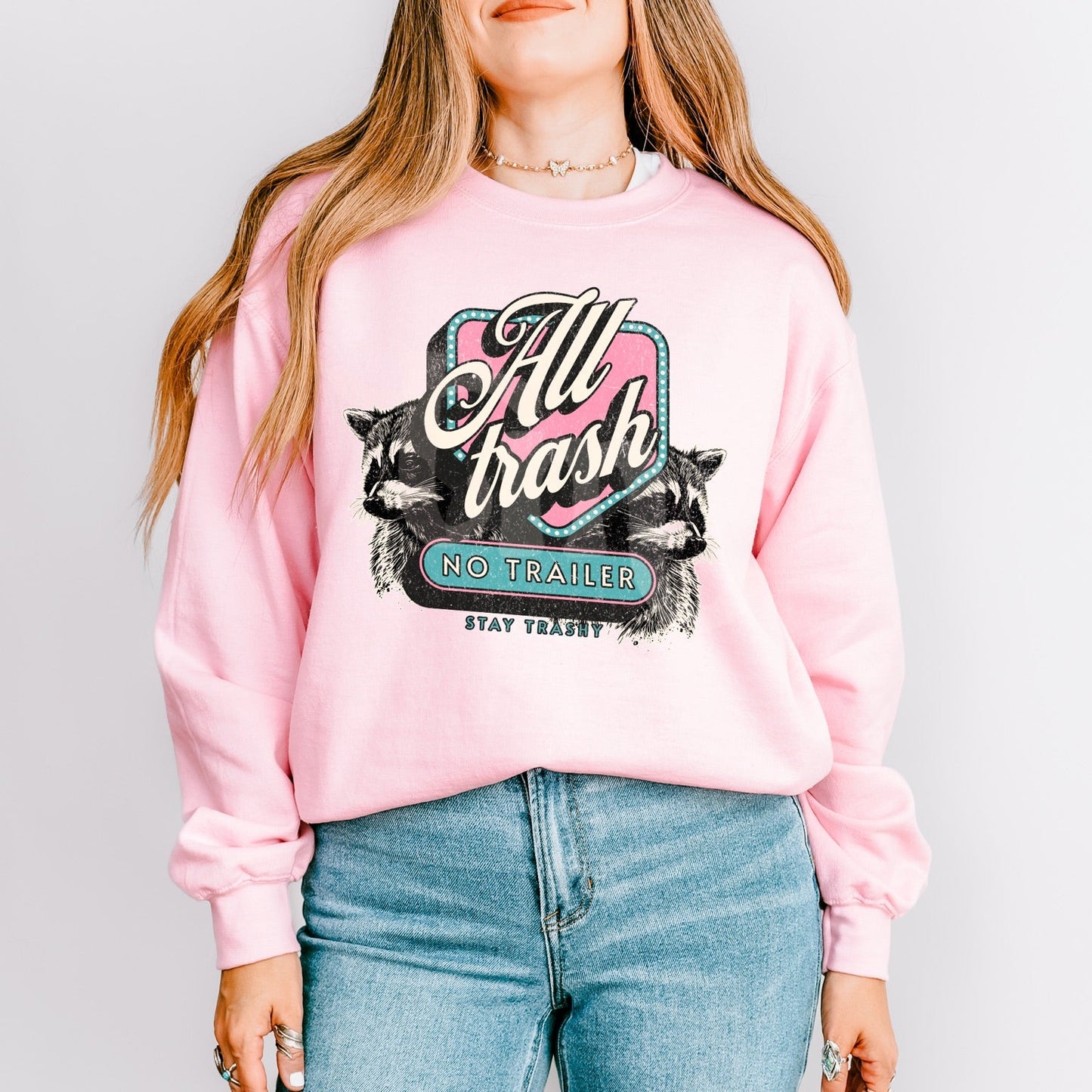 All Trash No Trailer Clear Film Screen Print