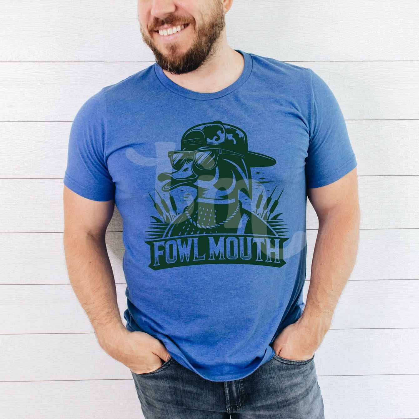 Foul Mouth HUNTER GREEN INK Screen Print